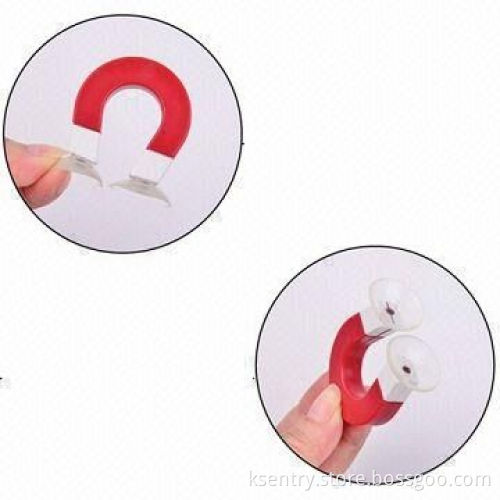 Magnetic Suction Stand for iPod, iPhone, iPad, Mobile Phones, U Sharp, with 2 Transparent Sucker